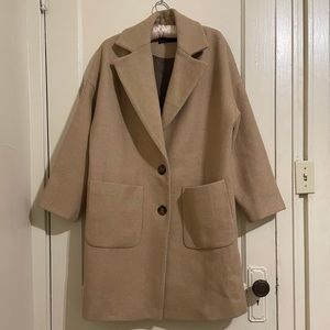 Zara Oversized Camel Coat